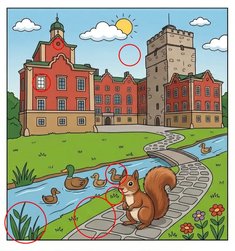 Lösungsbild Suchspiel Ferienspiel-Heft